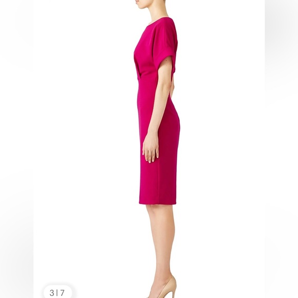 Asos Badgley Mischka Midi Pink Dress Size 4 - Picture 3 of 16